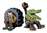 2000AD Encyclopedia with OK Comics Exclusive Signed Print by Scott Montgomery and Anna Readman