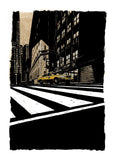 Yellow Cab with OK Comics Exclusive Signed Print by Chaboute and Benoit Cohen
