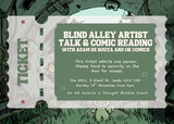 Adam de Souza Artist Talk and Comic Reading Ticket!