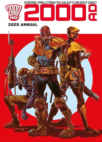 2000AD Annual 2025 Hardcover by Chris Condon, Si Spurrier, Brian Bolland, Alan Grant, and more