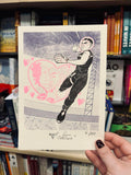 Pre-Order Grand Slam Romance Book 2 Hardcover with a Signed Riso Print by Ollie Hicks and Emma Oosterhous