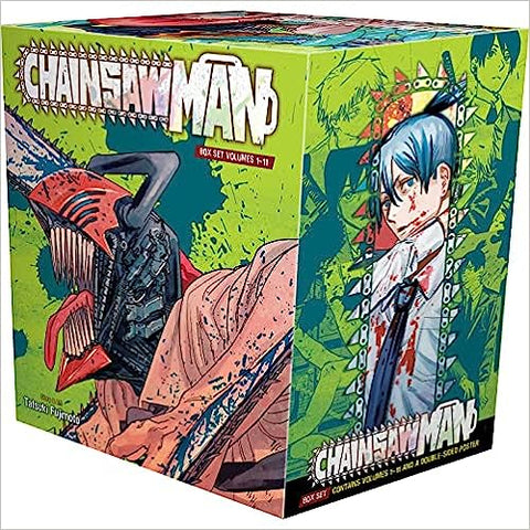 Chainsaw Man Box Set Volumes 1 to 11 by Tatsuki Fujimoto