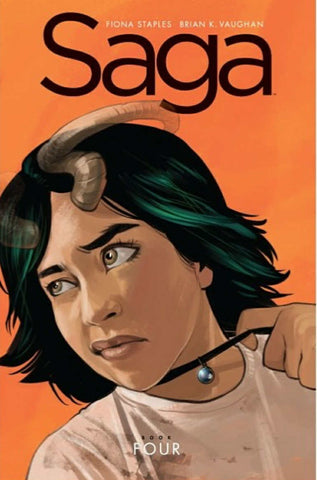 Pre-Order Saga Book 4 Hardcover by Brian K Vaughan and Fiona Staples