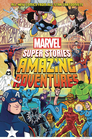 Pre-Order Marvel Super Stories: Amazing Adventures Hardcover by Jarret J. Krosoczka, Judd Winick and more