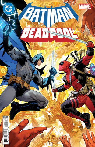 Pre-Order Marvel/DC: Batman/Deadpool #1 by Grant Morrison, Dan Mora and more