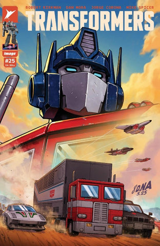 Pre-Order Transformers #25 by Robert Kirkman and Dan Mora (NEW STARTING POINT)