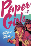 Pre-Order Paper Girls Backpack Edition Volume 1 with an OK Comics Exclusive Signed Print by Brian K Vaughan and Cliff Chiang