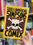 100% Unofficial Simpsons Comix with Signed Sketch by Jack Teagle