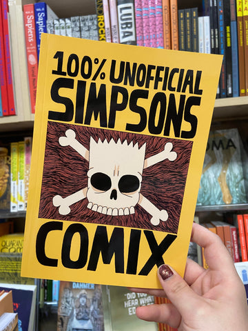 100% Unofficial Simpsons Comix with Signed Sketch by Jack Teagle