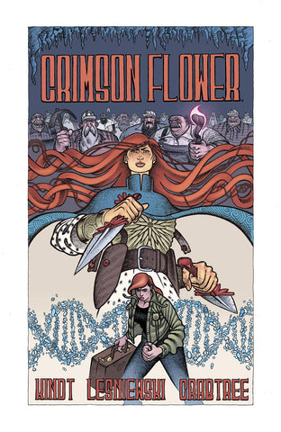 Crimson Flower with OK Comics Exclusive Signed Print by Matt Kindt and Matt Lesniewski