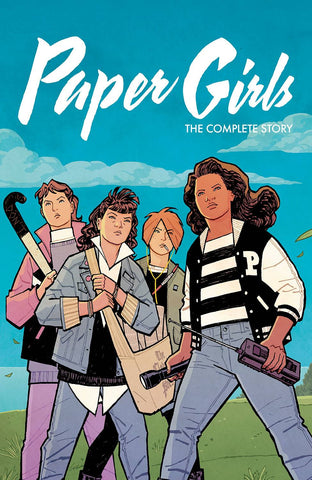 Paper Girls The Complete Story With OK Comics Exclusive Signed Print by Brian K Vaughan and Cliff Chiang