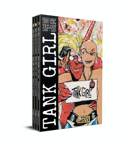 Tank Girl Color Classics Trilogy (1988-1995) Boxed Set by Jamie Hewlett and Alan Martin